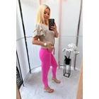 Pink push-up fazonú nadrág