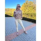 Elena bőrhatású nadrág
