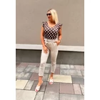 Dotty fodros ujjú felső