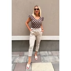 Dotty fodros ujjú felső