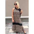 Ocelot ruha nyakrésznél megkötővel