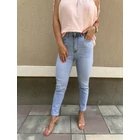 Light blue mom jeans