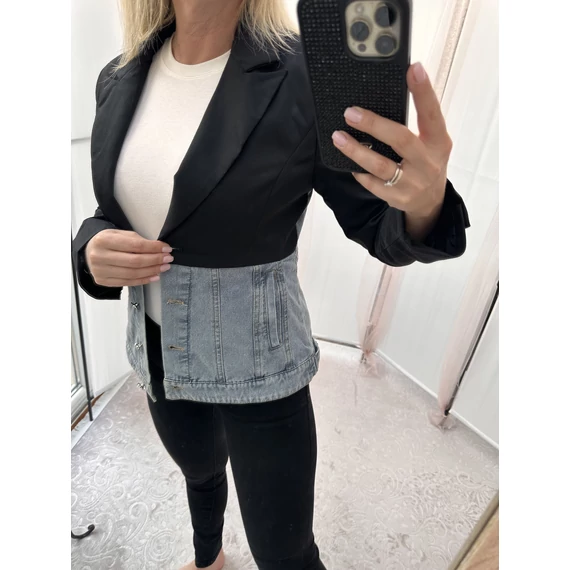 Lessa blézer farmer betéttel 