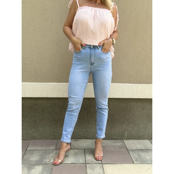 Light blue mom jeans