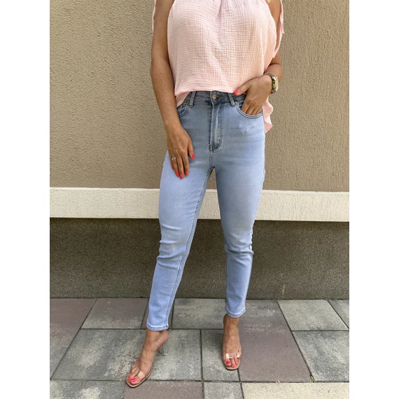 Light blue mom jeans