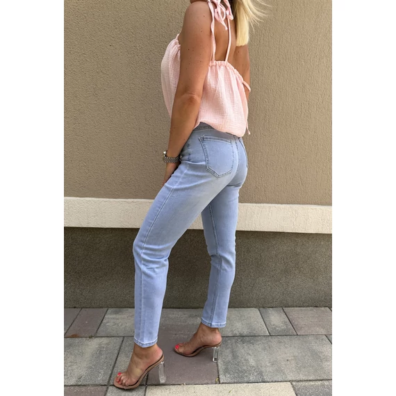 Light blue mom jeans