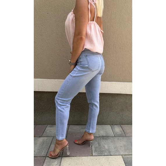 Light blue mom jeans